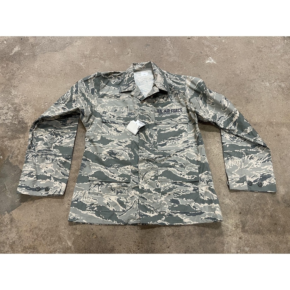U.S. Air Force Coat Mens 40R Green Digital Camo Utility Military Ripstop
